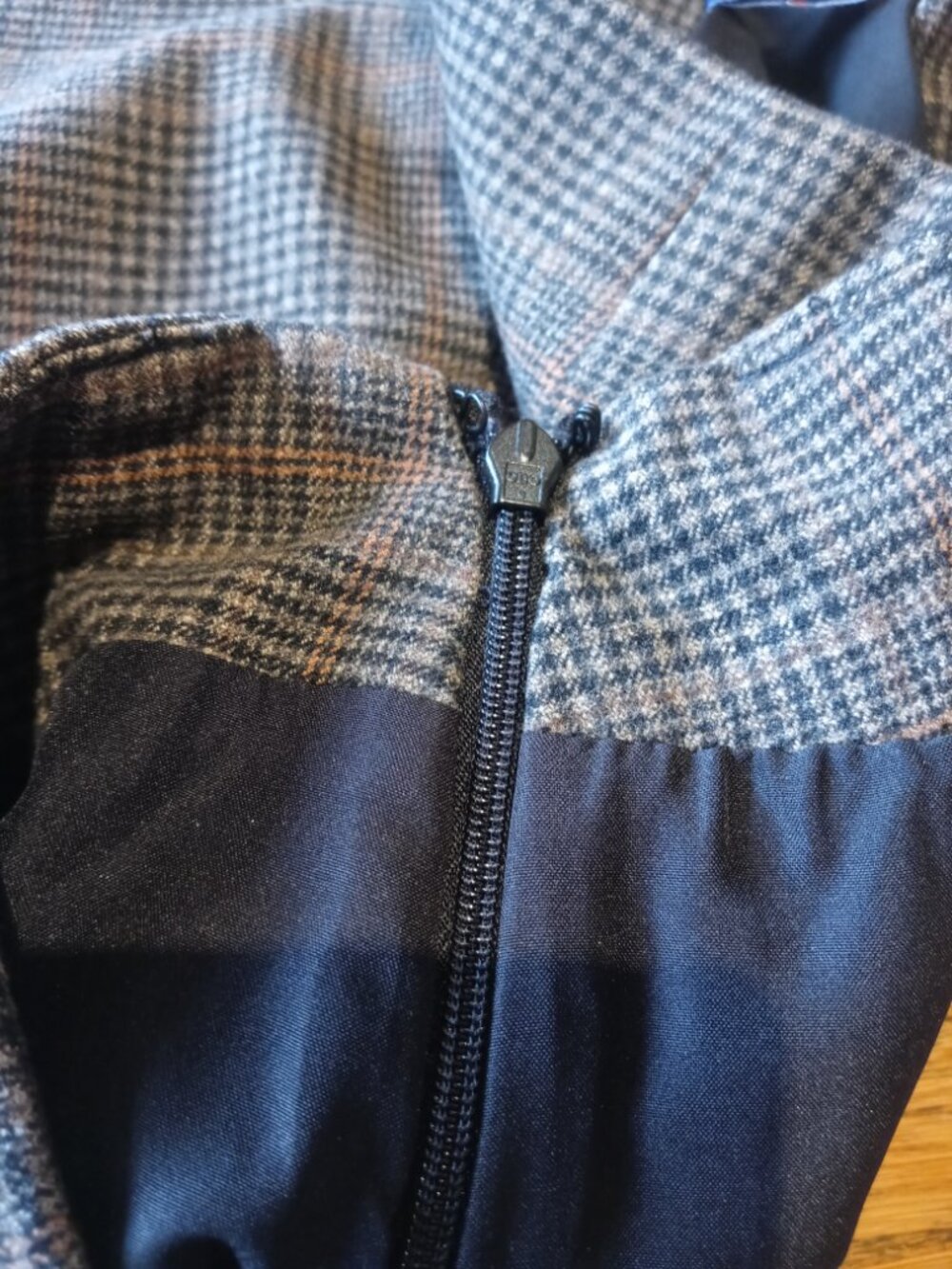 OLD NAVY heritage mini skirt in brown check (L) - Picture 9 of 14